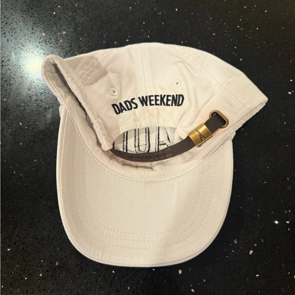 White Alpha Omicron Pi Dads Weekend Hat